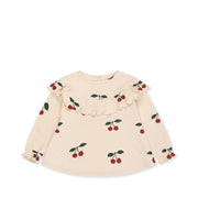 Konges Sløjd A/S Blusen - Jersey ma grande cerise glitter