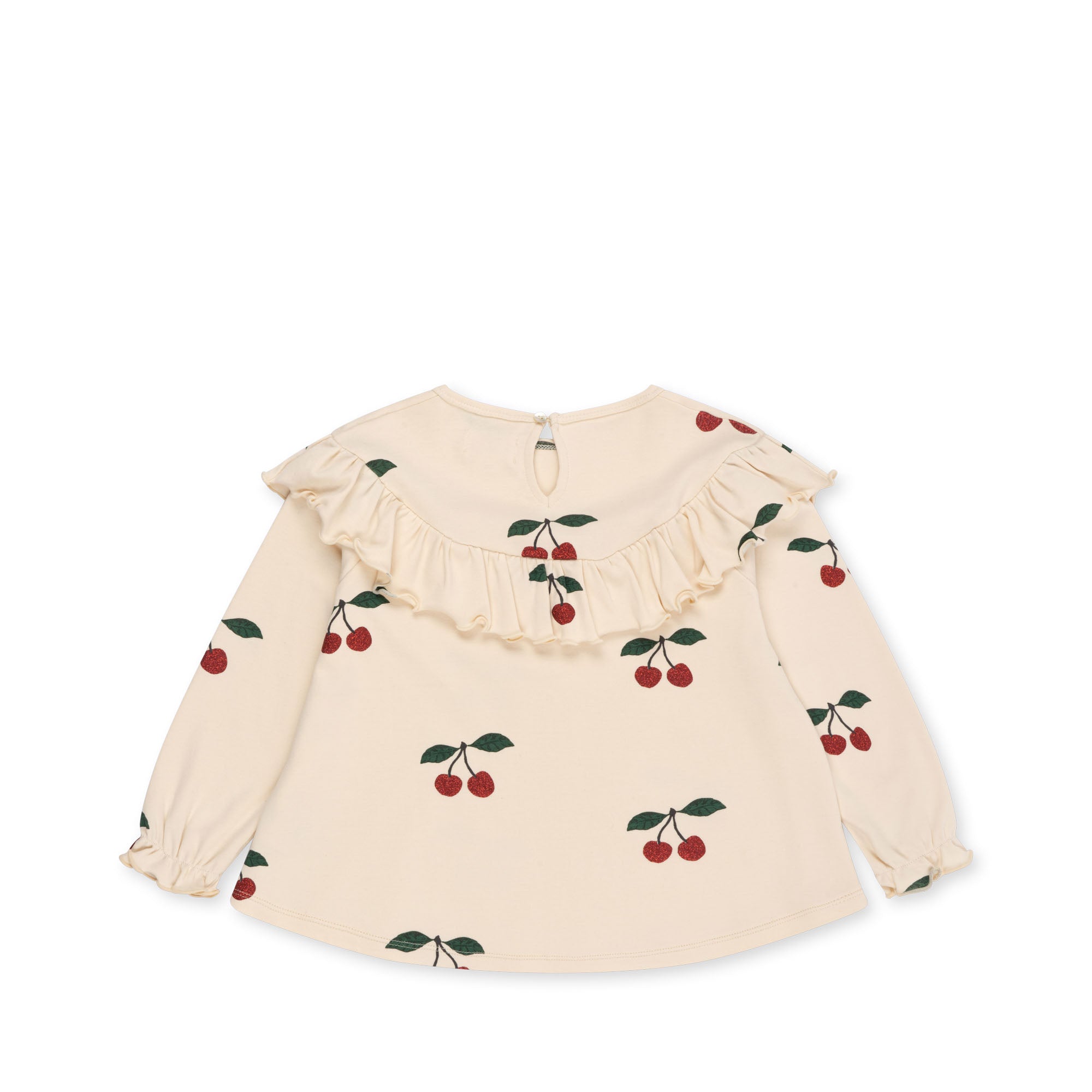 Konges Sløjd A/S Blusen - Jersey ma grande cerise glitter
