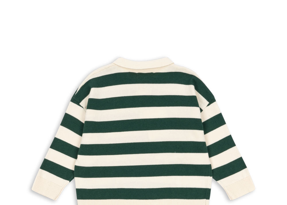 Konges Sløjd A/S Blusen - Strick pine grove stripe