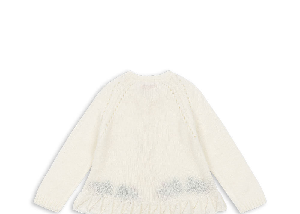 Konges Sløjd A/S Strickblusen bright white