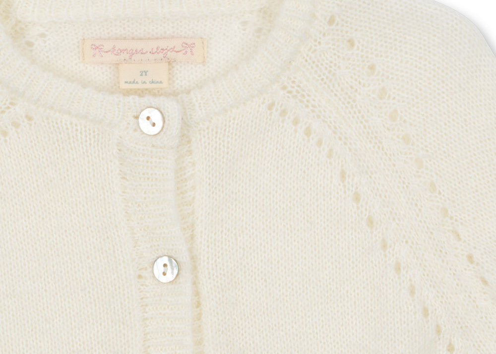 Konges Sløjd A/S Strickblusen bright white