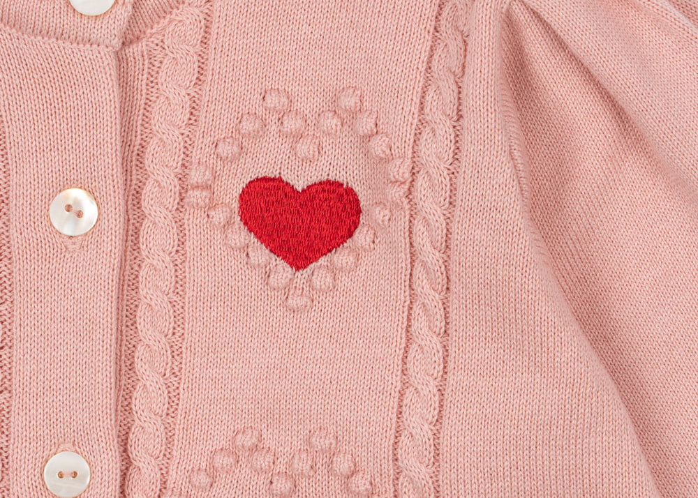 Konges Sløjd A/S Strickblusen silver pink