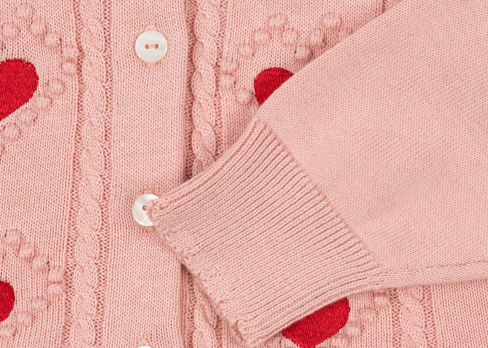Konges Sløjd A/S Strickblusen silver pink
