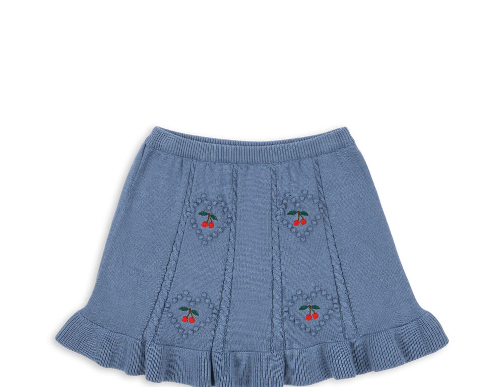 Konges Sløjd A/S KNITTED SKIRTS country blue