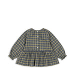 Konges Sløjd A/S Blusen - Gewebt laurel blue check