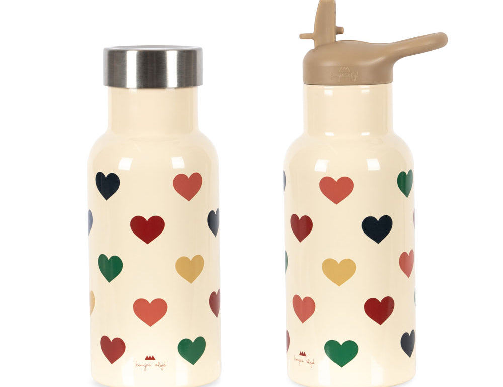 Konges Sløjd A/S DRINKING BOTTLES bon coeur coloré