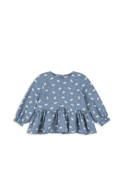 Konges Sløjd A/S Blusen - Gewebt boucle blue