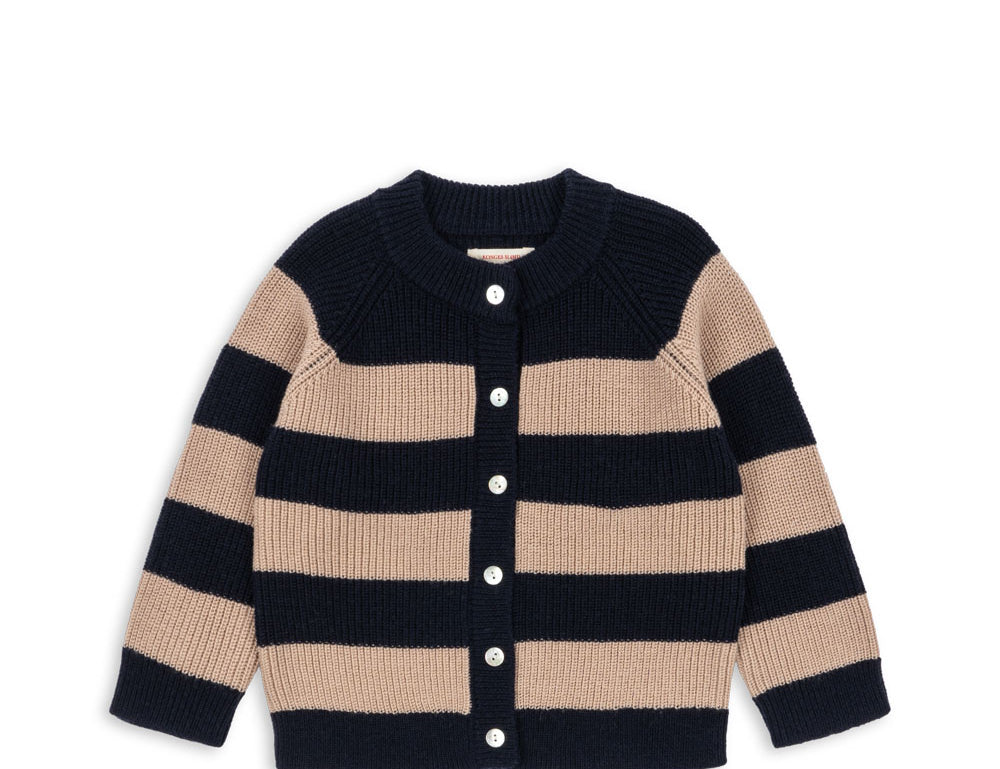 Konges Sløjd A/S KNITTED CARDIGANS blue stripe