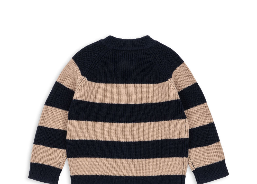 Konges Sløjd A/S Strickblusen blue stripe
