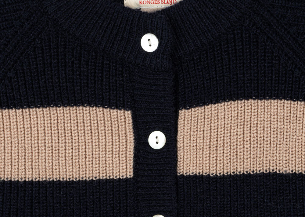 Konges Sløjd A/S Strickblusen blue stripe