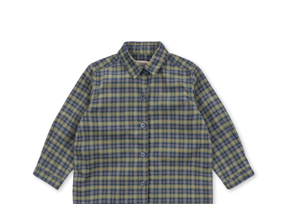 Konges Sløjd A/S Blusen - Gewebt laurel blue check