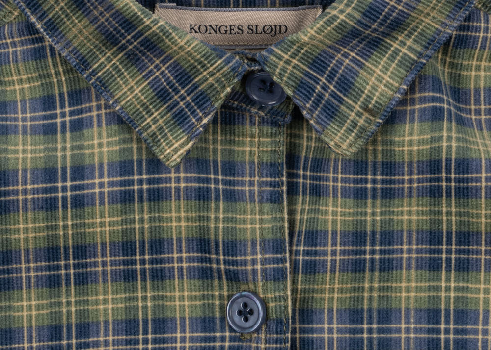 Konges Sløjd A/S Blusen - Gewebt laurel blue check
