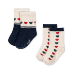 Konges Sløjd A/S Socken heart mix