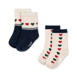 Konges Sløjd A/S Socken heart mix