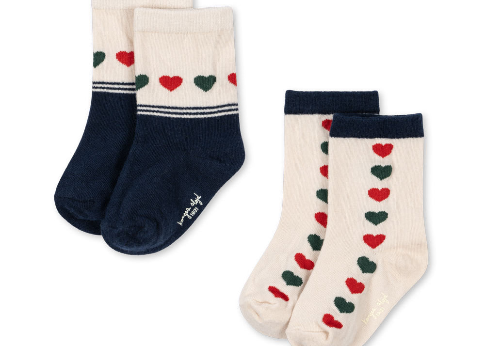 Konges Sløjd A/S Socken heart mix
