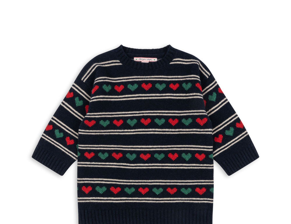 Konges Sløjd A/S KNITTED DRESSES heart