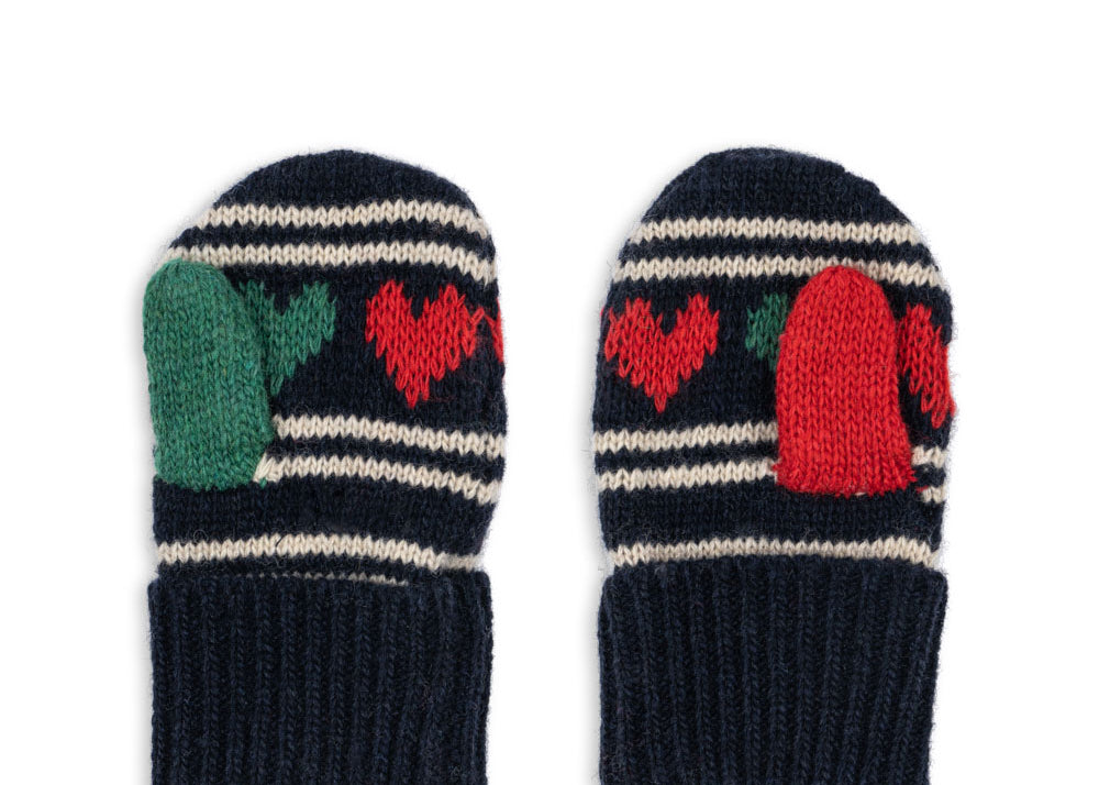 Konges Sløjd A/S Fäustlinge heart