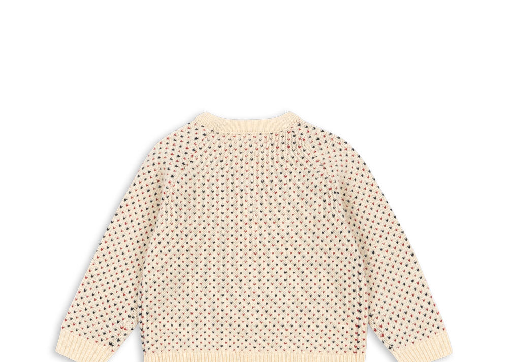 Konges Sløjd A/S Strickblusen off white
