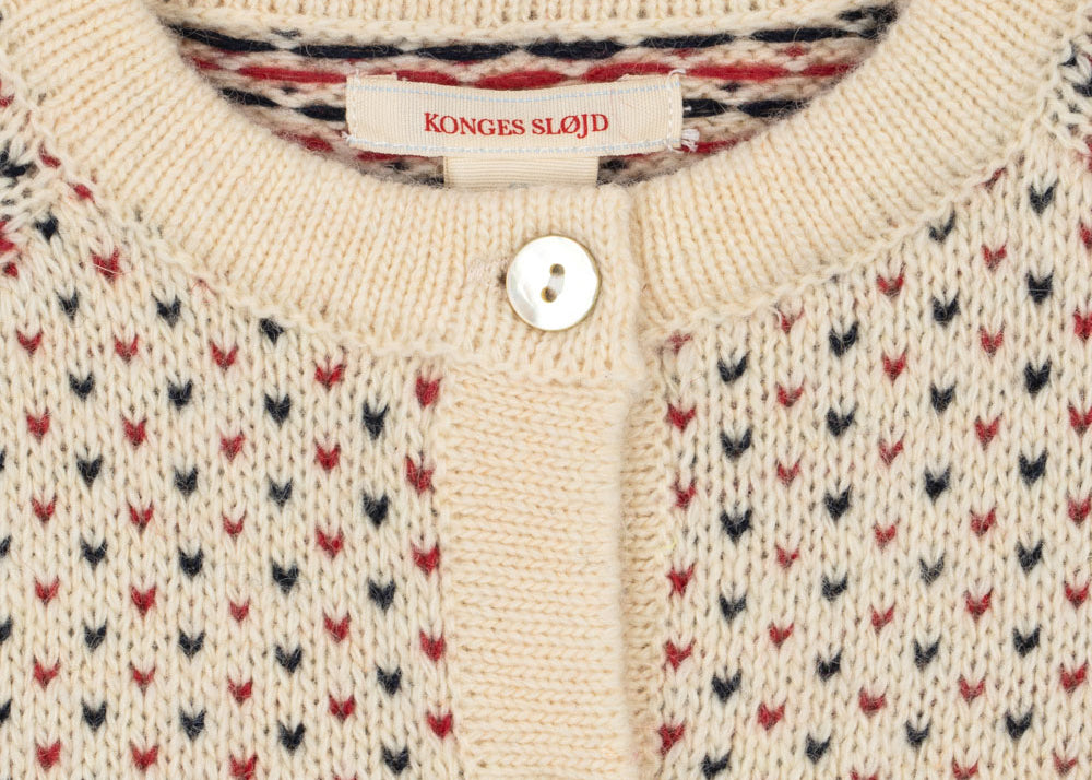 Konges Sløjd A/S Strickblusen off white