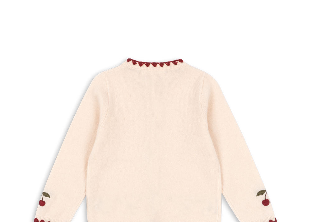 Konges Sløjd A/S Strickblusen off white
