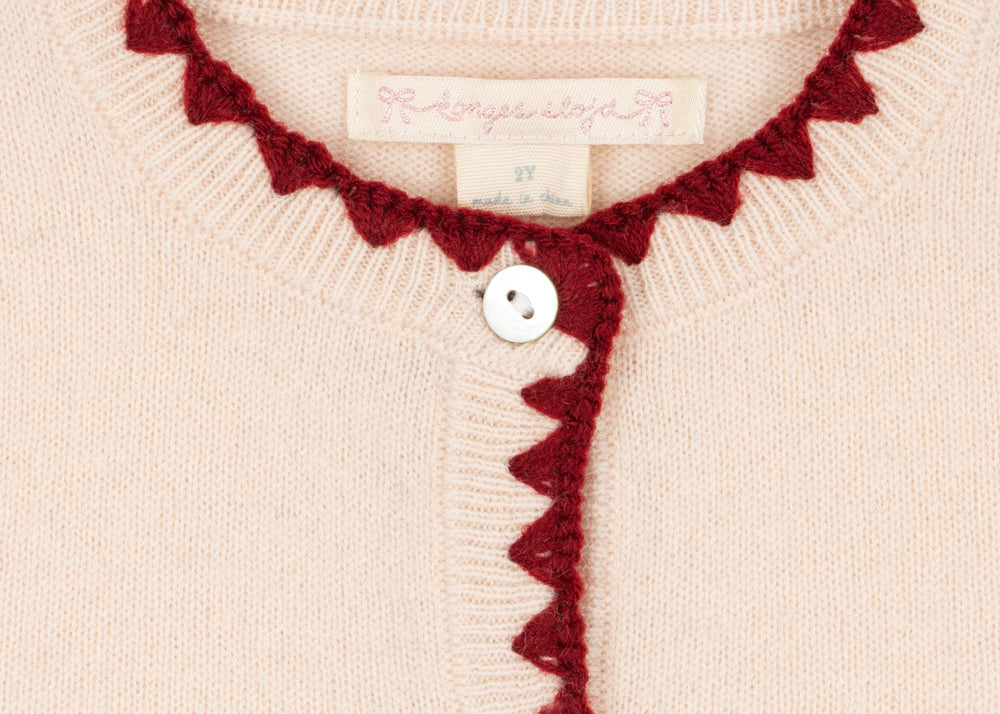 Konges Sløjd A/S Strickblusen off white