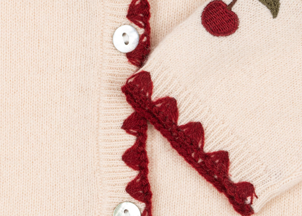 Konges Sløjd A/S Strickblusen off white