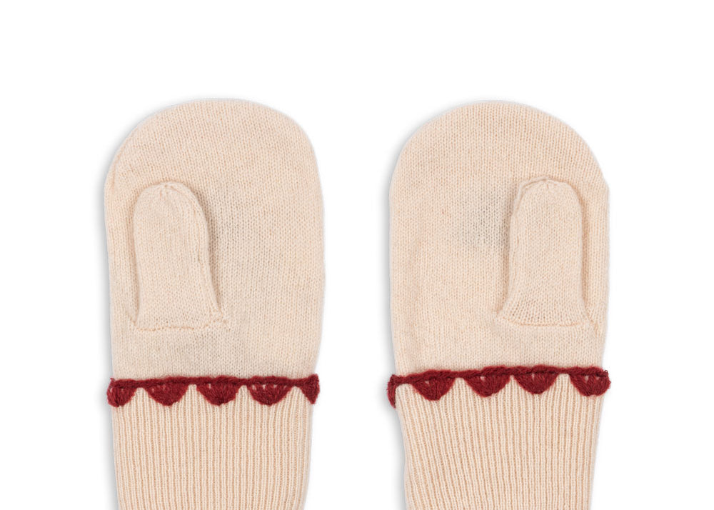 Konges Sløjd A/S Fäustlinge off white