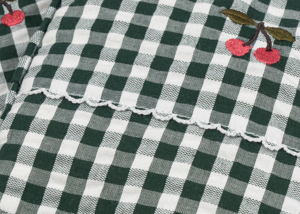Konges Sløjd A/S Puppen Accessoires green check