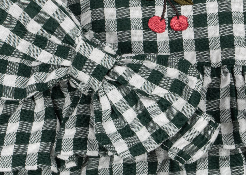 Konges Sløjd A/S Puppen Accessoires green check