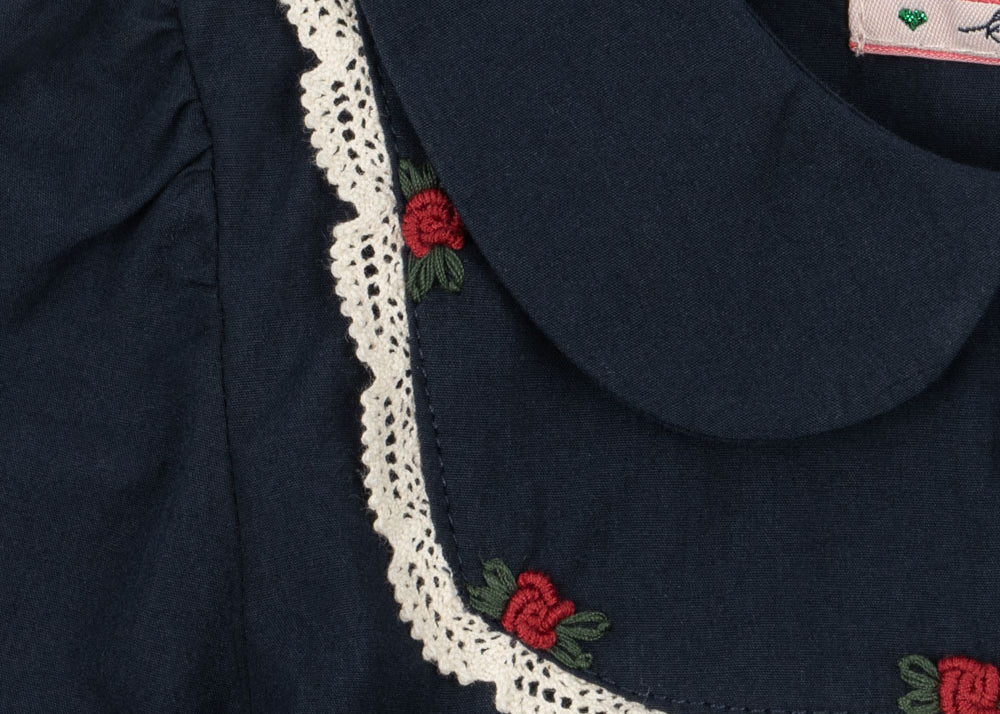 Konges Sløjd A/S Blusen - Gewebt dark navy
