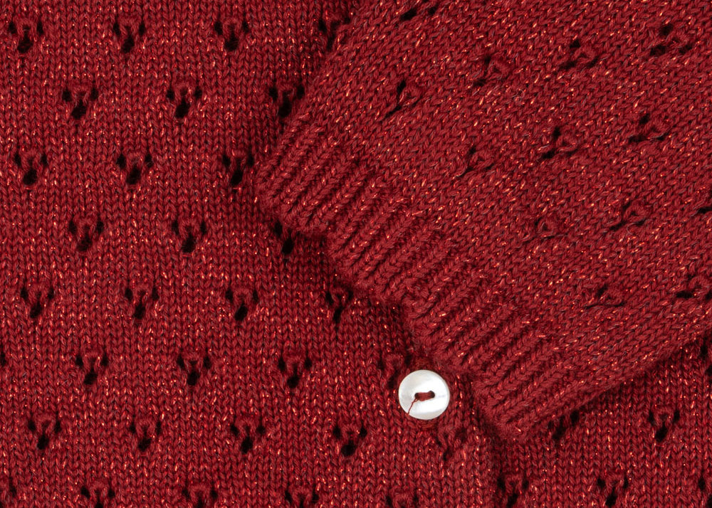 Konges Sløjd A/S Strickblusen red dahlia