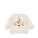 Konges Sløjd A/S Blusen - Jersey off white melange