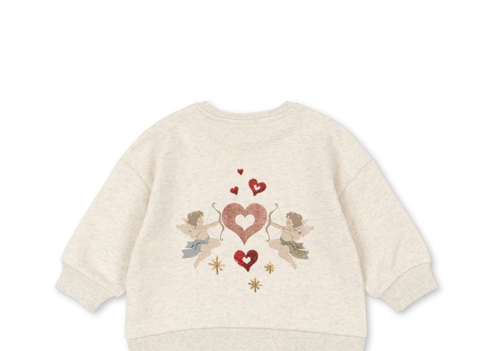 Konges Sløjd A/S Blusen - Jersey off white melange