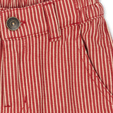 Konges Sløjd A/S Hosen - Gewebt milk rouge stripe