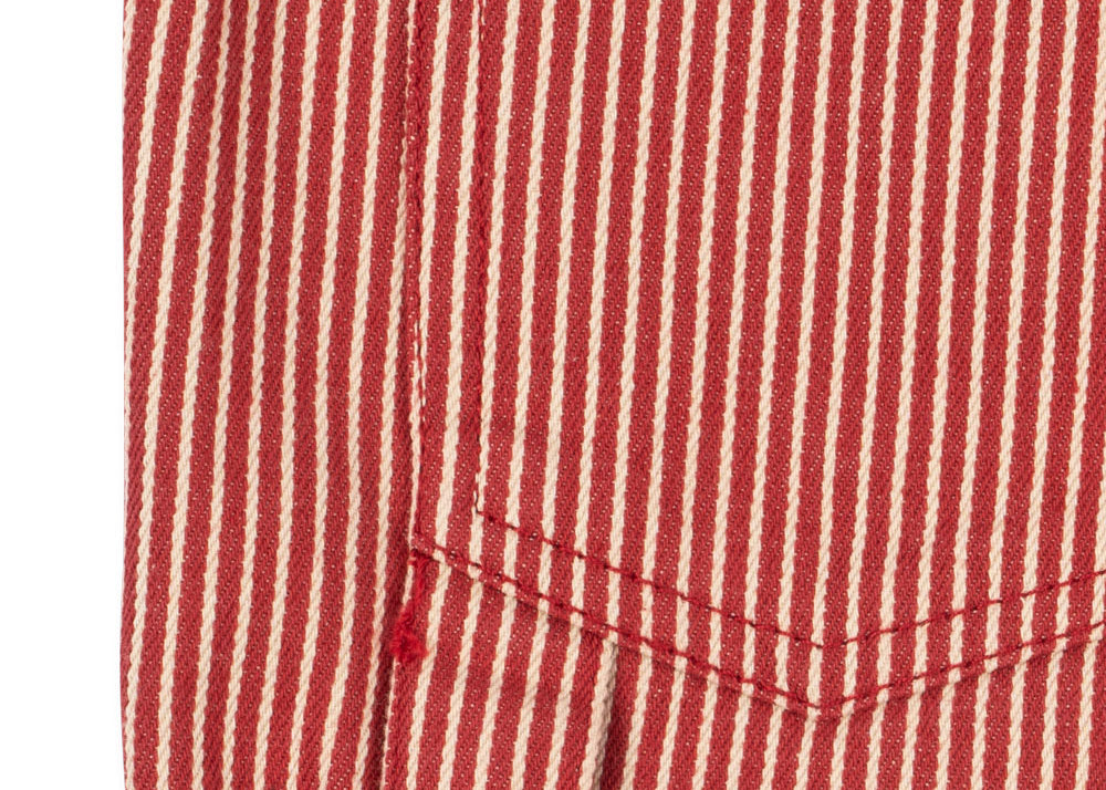 Konges Sløjd A/S Hosen - Gewebt milk rouge stripe