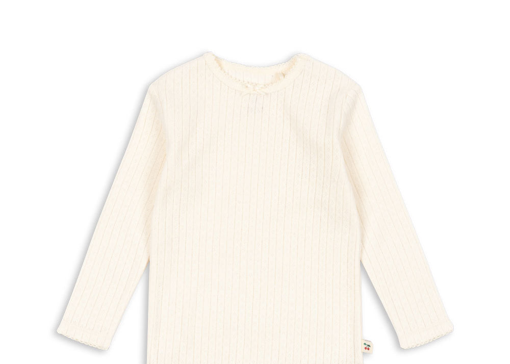 Konges Sløjd A/S Blusen - Jersey buttercream