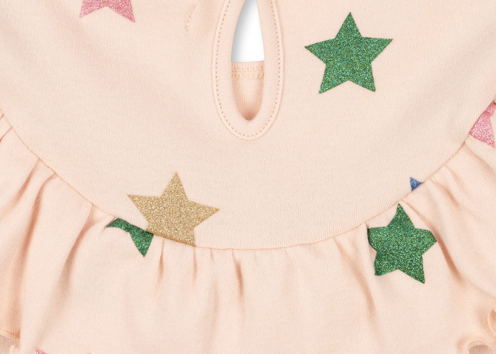 Konges Sløjd A/S Kleider - Jersey star glitter