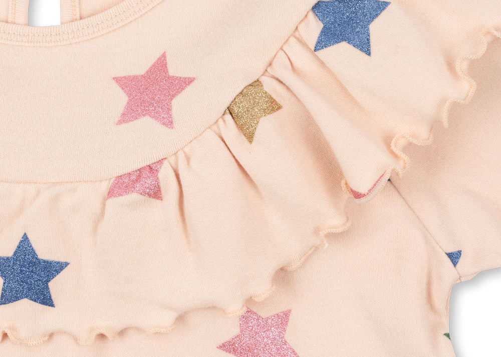 Konges Sløjd A/S Kleider - Jersey star glitter