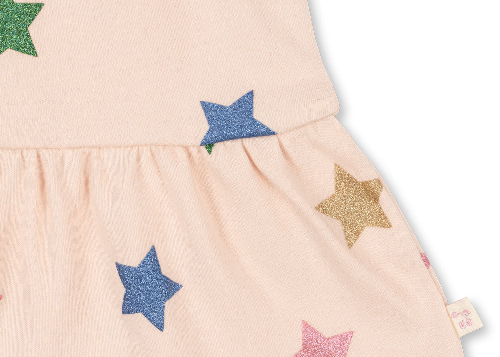 Konges Sløjd A/S Kleider - Jersey star glitter