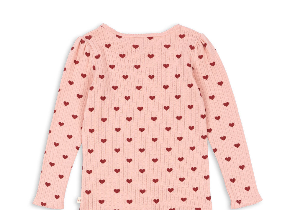 Konges Sløjd A/S Blusen - Jersey amour rouge