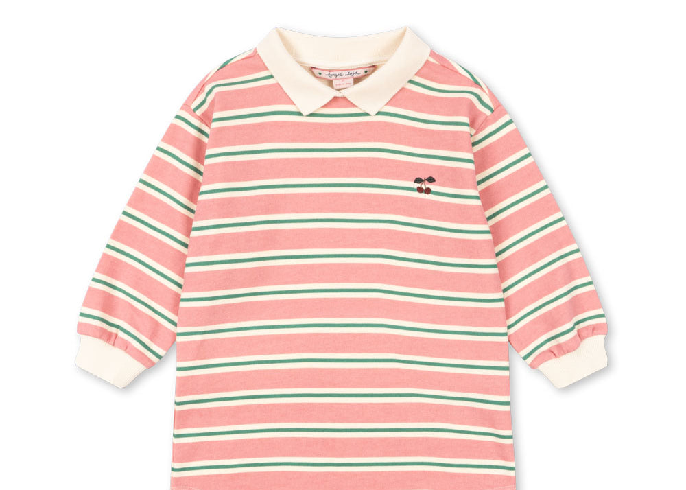 Konges Sløjd A/S Kleider - Jersey blush bound stripe