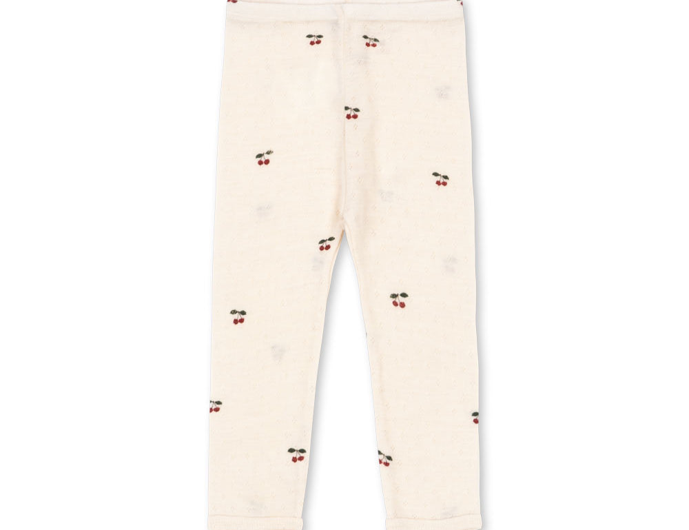 Konges Sløjd A/S JERSEY PANTS cherry