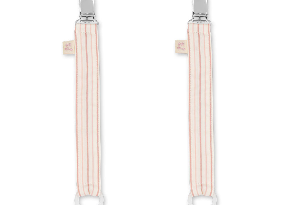 Konges Sløjd A/S Schnuller stripie petite rose