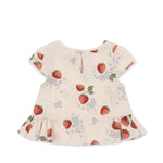 Konges Sløjd A/S WOVEN SHORT SLEEVE SHIRTS marmelade sun