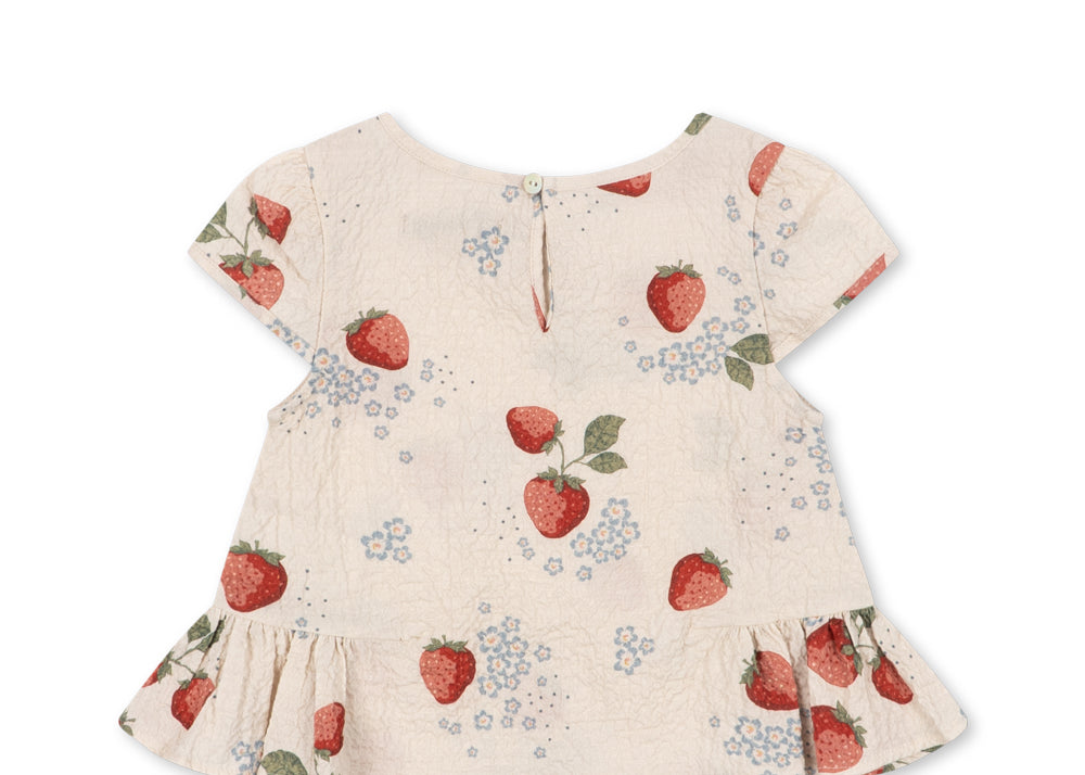 Konges Sløjd A/S WOVEN SHORT SLEEVE SHIRTS marmelade sun