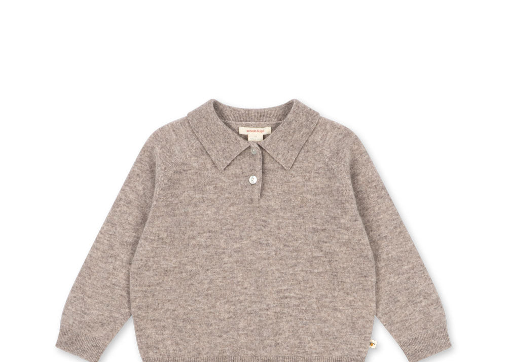 Konges Sløjd A/S Blusen - Strick oatmeal melange