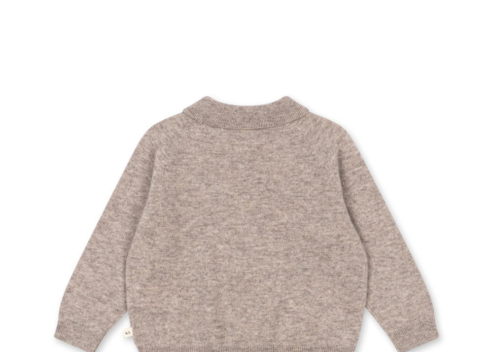 Konges Sløjd A/S KNITTED BLOUSES & VESTS oatmeal melange