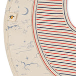 Konges Sløjd A/S BIBS stripe tricolore petit/cielo marino