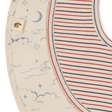 Konges Sløjd A/S BIBS stripe tricolore petit/cielo marino