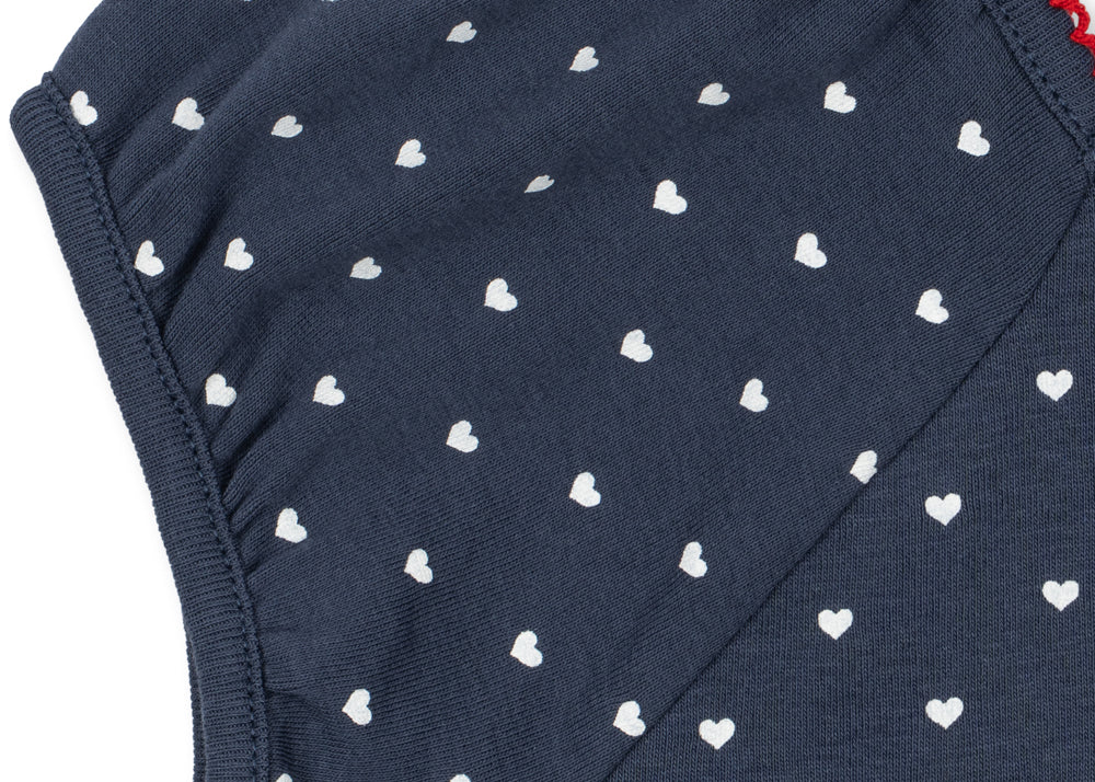 Konges Sløjd A/S Kleider - Jersey heart blues